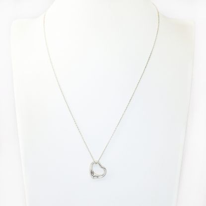 Picture of Tiffany & Co. Sterling Silver Open Heart Pendant