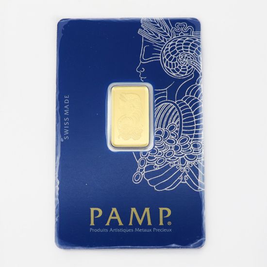 Picture of 5 Gram Gold Bar – Assorted Designs, Carded & Certified