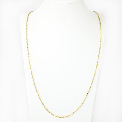 Picture of 14k Yellow Gold Wheat Link Chain