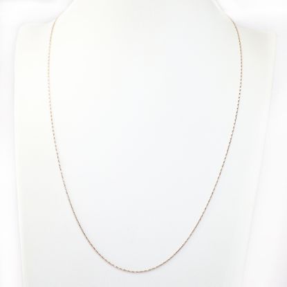 Picture of 14k Two Tone Gold Thin Necklace