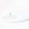 Picture of 14k Yellow Gold Curved Oval Blue Sapphire Ring