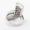 Picture of 14k White Gold Sapphire & Diamond Ring