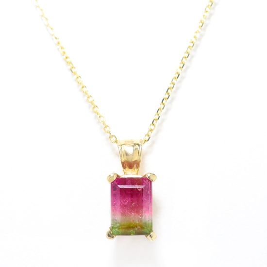 Picture of 14k Yellow Gold Tourmaline Pendant