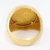 Picture of 14k Yellow Gold 1911 Indian Head Half Eagle Gold Coin Ring