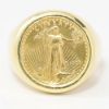 Picture of 14k Yellow Gold 1998 US American Gold Eagle Coin Ring