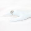 Picture of 14k White Gold Diamond Cluster Ring