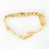 Picture of 14k Yellow Gold Lady Liberty Coin Fleur de Lis Bracelet
