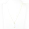 Picture of 14k Yellow Gold Vial with Diamonds Pendant