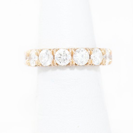 Picture of 14k Rose Gold Brilliant Diamond Ring Band