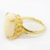 Picture of 18k Yellow Gold & Oval Opal Cabochon Ring