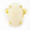 Picture of 18k Yellow Gold & Oval Opal Cabochon Ring