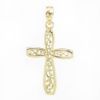 Picture of 14k Yellow Gold Filigree Center Cross Pendant