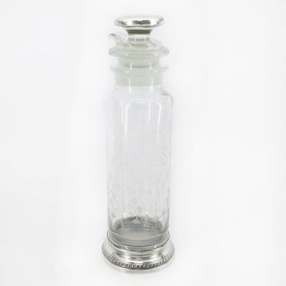 Picture of  Vintage Cocktail Shaker Orchid Etch Sterling Silver