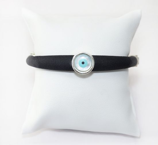 Picture of AXION Sterling Silver Lucky Eye Hinged Bracelet