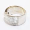 Picture of 18k White Gold Crossover Diamond Ring