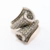 Picture of 14k Rose Gold White & Fancy Chocolate Diamond Ring