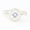 Picture of 18k Two Tone Gold Brilliant Diamond Ring