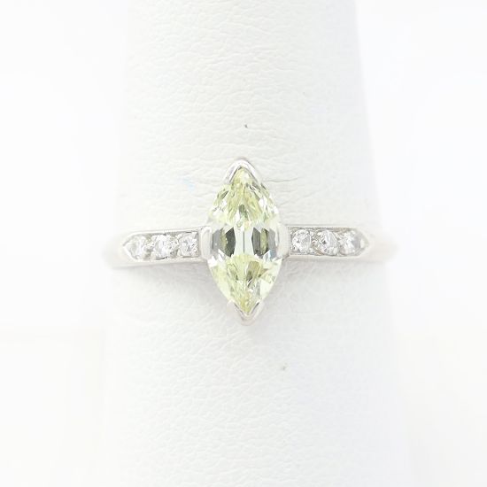 Picture of Antique Platinum Marquise Diamond Ring