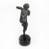 Picture of Bronze Cast Satyr Pan Playing Flutes Figurine 10"