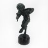 Picture of Bronze Cast Satyr Pan Playing Flutes Figurine 10"