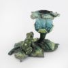 Picture of Pair of Crystal Encrusted Frog Candlesticks