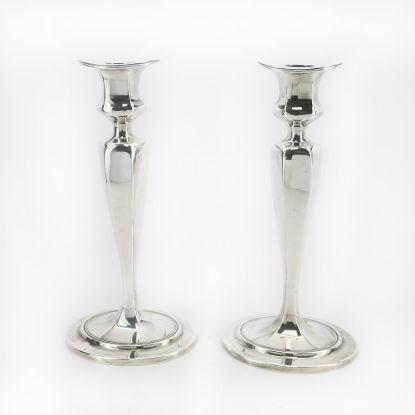 Picture of Pair of 9" Candlesticks Sterling Silver