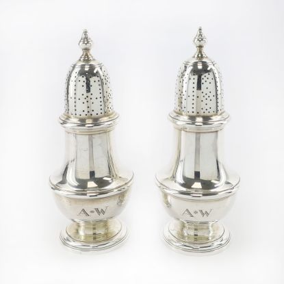 Picture of Sterling Silver Salt and Pepper Shakers