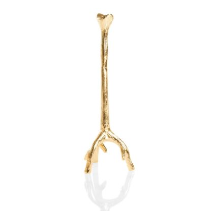 Picture of Gold Plated Aluminum Manzanita Candlesticks