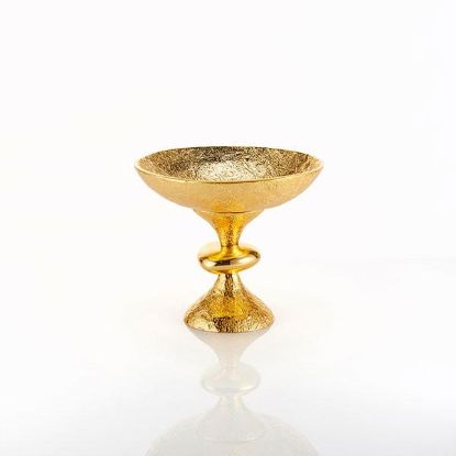 Picture of Gold Plated Nest Pedestal Bowl 