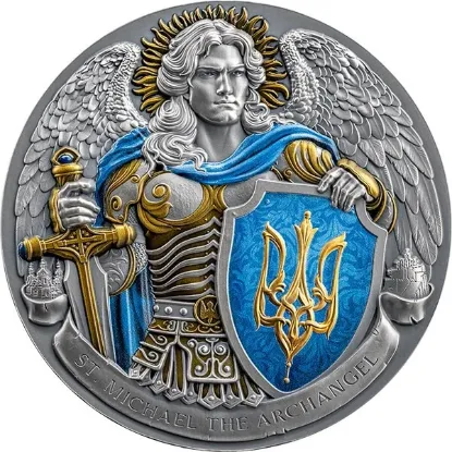 Picture of Niue St. Michael: The Patron of Kyiv 5 Ounce Silver Coin