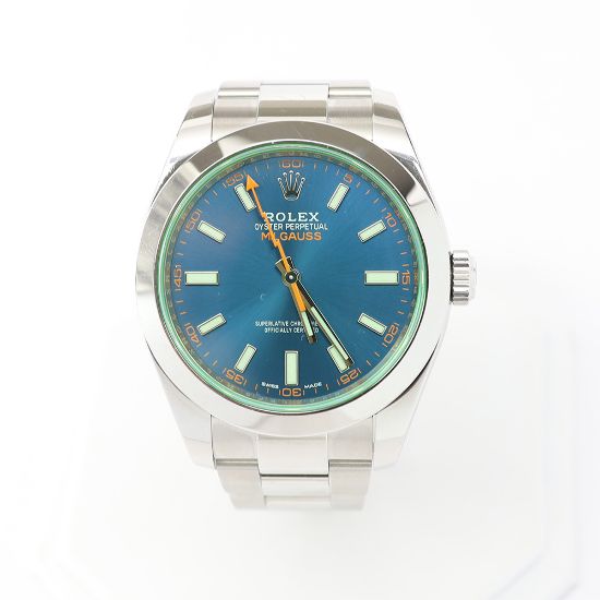 Picture of Rolex Milgauss Green Crystal Men's Watch