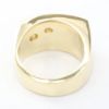 Picture of 14k Yellow Gold Diamond & Onyx Ring