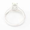 Picture of 18k White Gold Emerald Cut Diamond Ring