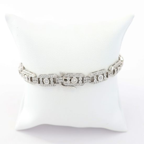 Picture of 14k White Gold Diamond Bracelet