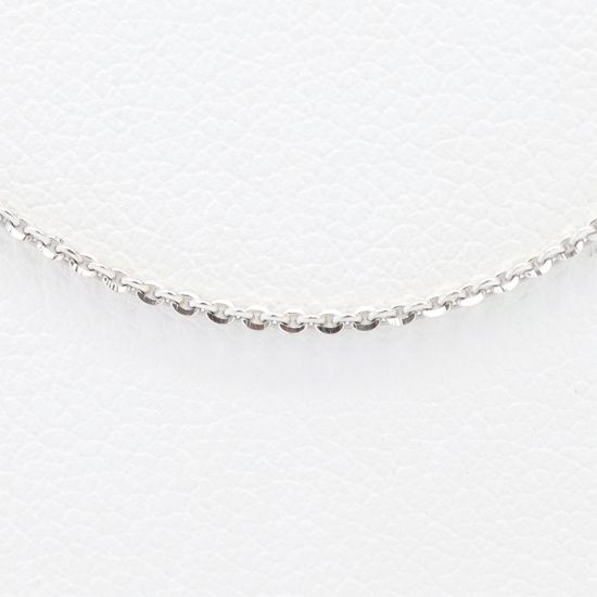 Picture of 18k White Gold Thin Chain Necklace