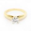 Picture of 18k Yellow Gold Brilliant Soliatire Diamond Ring