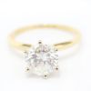 Picture of 14k Yellow Gold Brilliant Diamond Ring