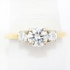 Picture of 14k Yellow Gold Brilliant Diamond Ring