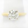 Picture of 14k Yellow Gold Brilliant Solitaire Ring