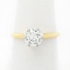 Picture of 18k Yellow Gold Brilliant Solitaire Ring