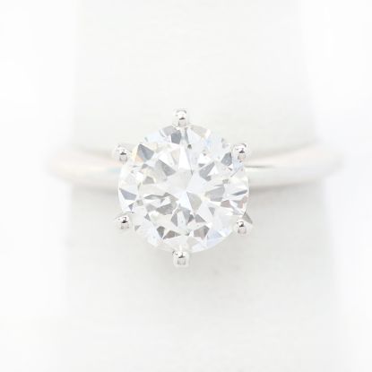 Picture of 14k White Gold Brilliant Diamond Ring