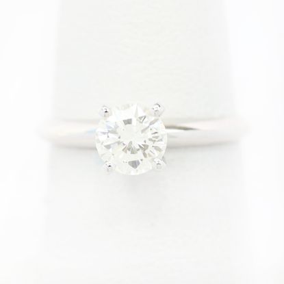 Picture of 14k White Gold Solitaire Ring