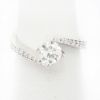 Picture of 14k White Gold Diamond Bypass Ring