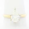 Picture of 14k Yellow Gold Brilliant Pear Cut Diamond Ring