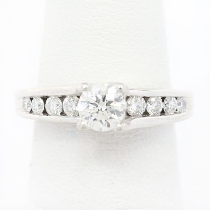 Picture of 14k White Gold Brilliant Diamond Ring