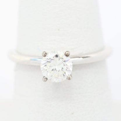 Picture of 14k White Gold Solitaire Diamond Ring