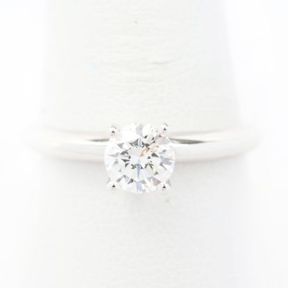 Picture of 14k White Gold Solitaire Diamond Ring