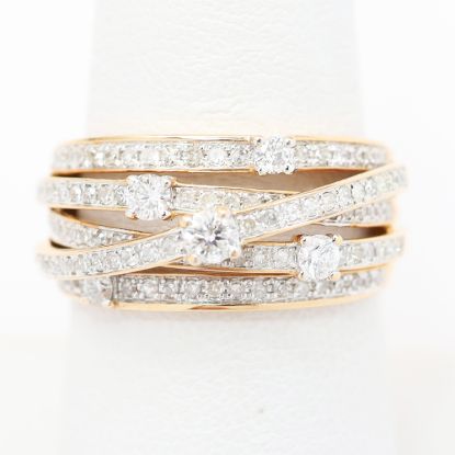 Picture of 14k Rose Gold Diamond Ring