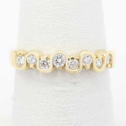 Picture of 14k Yellow Gold Diamond Band