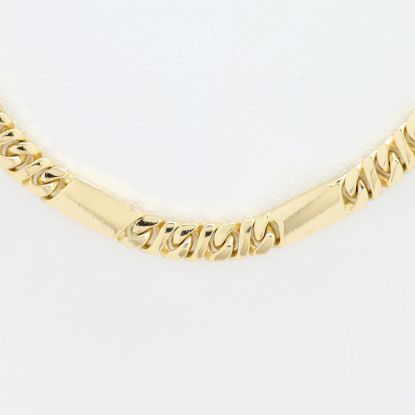 Picture of 18k Yellow Gold Flat Link Chain